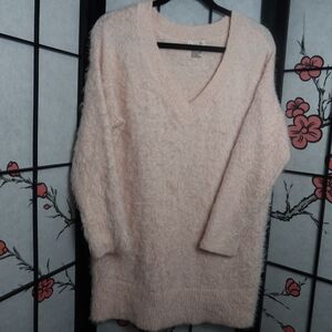 VENUS Pink V-Neck Sweater